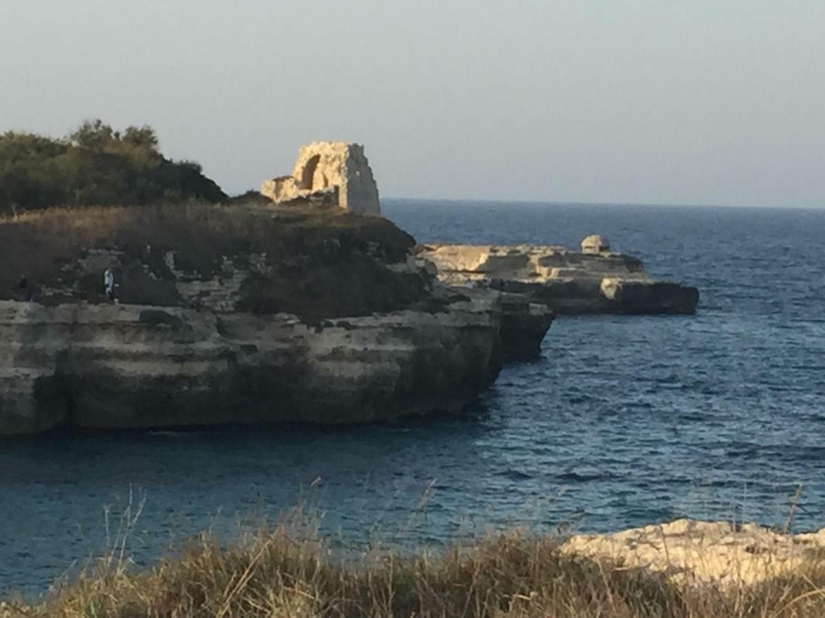 Casa Sul Mare - Wifi Free - Parcheggio Privato Lejlighed San Foca Eksteriør billede