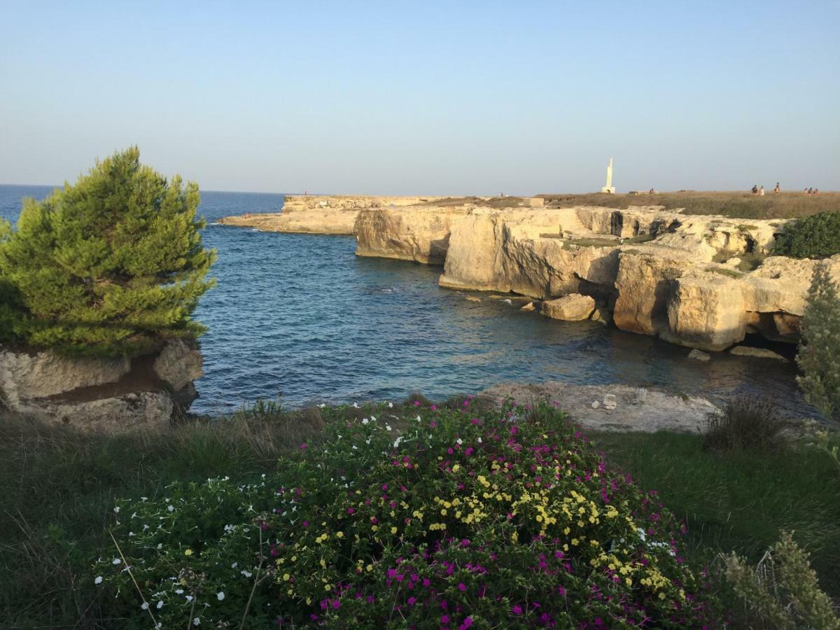 Casa Sul Mare - Wifi Free - Parcheggio Privato Lejlighed San Foca Eksteriør billede